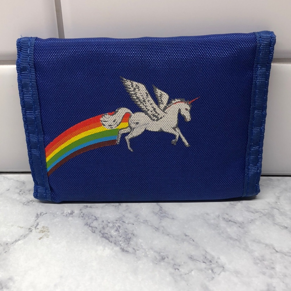 Nylon VTG Unicorn Trifold Wallet
